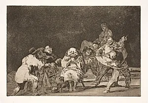 Loyalitet (Han, som ikke kan lide dig, vil defamere dig gennem gæk) by Francisco de Goya