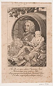 Ludvig Holberg by Theophilius Laan