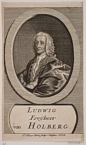 Ludvig Holberg by Jonas Haas