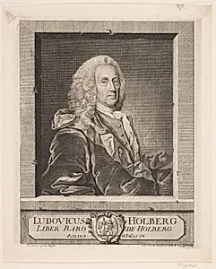 Ludvig Holberg by Odvardt Helmoldt de Lode