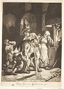 Lugtesansen by Cornelis Dusart