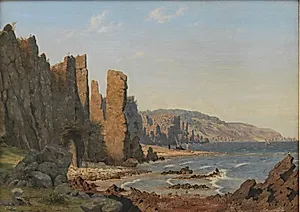 Lyseklippen ved Rø på Bornholm