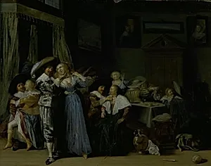 Lystigt selskab by Dirck Hals