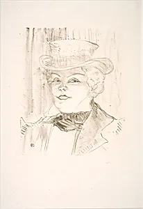 Madame Réjane by Henri de Toulouse-Lautrec