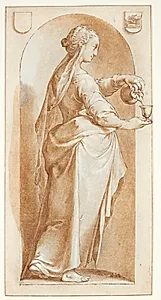 Mådehold by Hendrick Goltzius