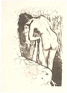 Mademoiselle Bécat på Ambassadeurs by Edgar Degas