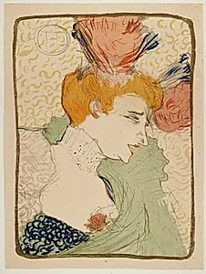 Mademoiselle Marcelle Lender, en Buste by Henri de Toulouse-Lautrec