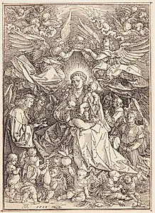 Madonna, englenes dronning by Albrecht Dürer