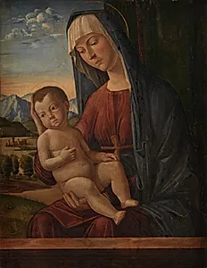 Madonna med Barnet by Girolamo di Bernardino da Udine