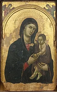 Madonna med Barnet by Mesteren fra Citta di Castello