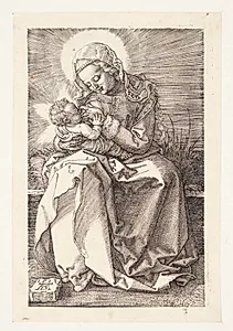 Madonna med diende barn by Albrecht Dürer