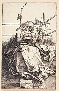 Madonna på græsbænken by Albrecht Dürer