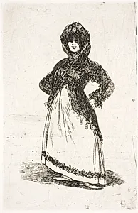 Maja, stående (Maja) by Ubekendt