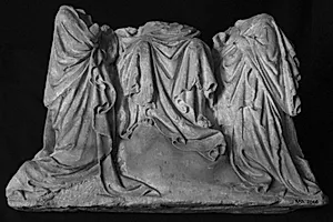 Majestas Domini. Kristus, Maria og Johannes by Ubekendt