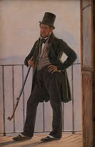 Maleren Albert Küchler by Constantin Hansen