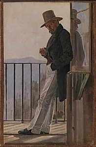 Maleren Ditlev Blunck by Constantin Hansen