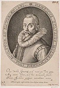 Maleren Hendrick Goltzius by Simon de Pas