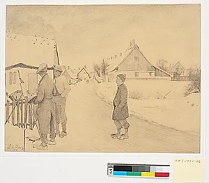 Maleren i landsbyen by L.A. Ring