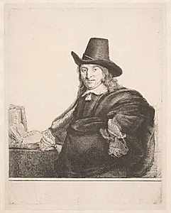 Maleren Jan Asselyn by Rembrandt van Rijn