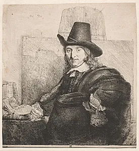 Maleren Jan Asselyn by Rembrandt van Rijn