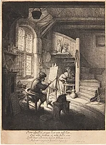 Maleren by Adriaen van Ostade