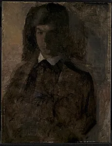 Maleren Svend Hammershøi, kunstnerens broder by Vilhelm Hammershøi