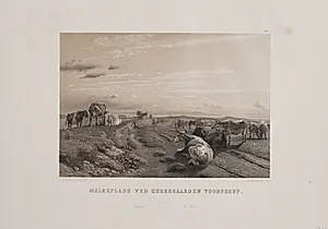 Malkeplads ved herregaarden Vognserup by Adolph Kittendorff