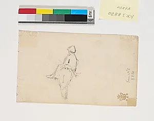 Mand på æsel, set bagfra by L.A. Ring