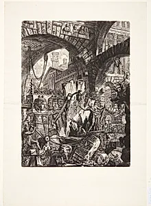 Manden på pinebænken by Giovanni Battista Piranesi