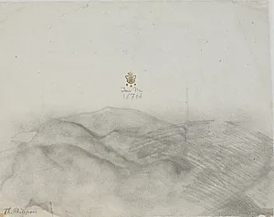 Mandlig nøgenmodel set skråt bagfra by Theodor Philipsen
