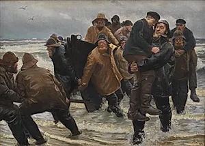 Mandskabet reddet
