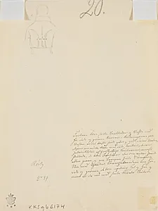 Mandsoverkrop set bagfra by Martinus Rørbye