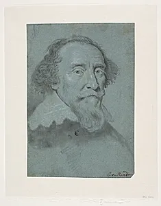 Mandsportræt. Henrik, greve af Bergh. by Mander III, Karel van