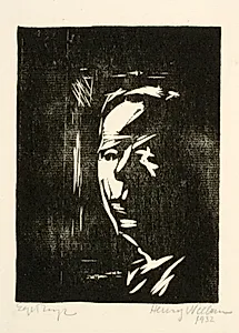 Mandsportræt by Henry Nielsen