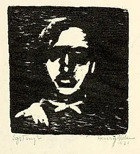 Mandsportræt by Henry Nielsen
