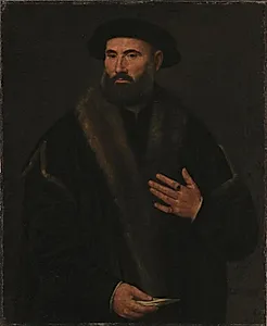 Mandsportræt by Lorenzo Lotto