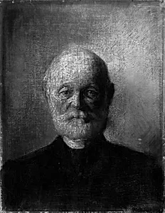 Mandsportræt by Knud Erik Larsen