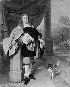 Mandsportræt by Gabriël Metsu