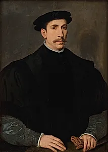Mandsportræt by Willem Key