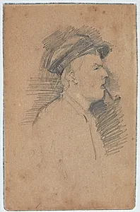 Mandsportræt by Albert Gottschalk
