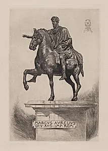 Marcus Aurelius by Hans Nikolaj Hansen