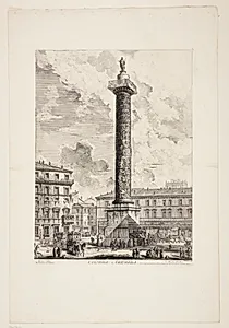 Marcus Aurelius' søjle by Giovanni Battista Piranesi