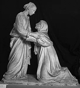 Maria og Elisabeths møde by Ubekendt