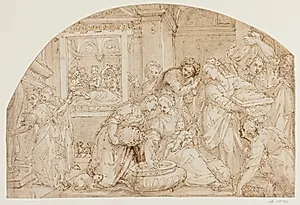 Mariæ fødsel by Giovanni Battista della Rovere