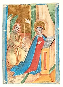 Marias bebudelse by Ubekendt