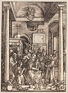 Marias forherligelse by Albrecht Dürer