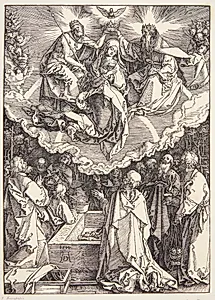 Marias himmelfart og kroning by Albrecht Dürer