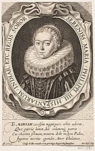 Marie-Anna af Østrig by Simon de Pas