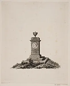 Marie Cathrine Preislers Gravminde by Gerhard Ludvig Lahde