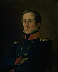 Marinemaleren Emil Wilhelm Normann i søofficersuniform by Jørgen Roed